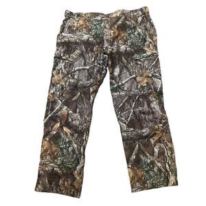 Realtree Mens RT Edge Scent Control Waterproof Windproof Hunting Pants Size 2XL